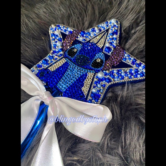 Jeffree Star bling blue chrome mirror Stitch - Picture 3 of 6